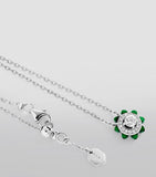 MARLI New York white gold diamond Tip-Top necklace - British product