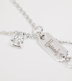 Harrods white gold diamond pendant necklace 0.25ct (British brand)