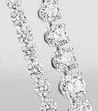 Graff white gold diamond classic necklace 40cm, UK version
