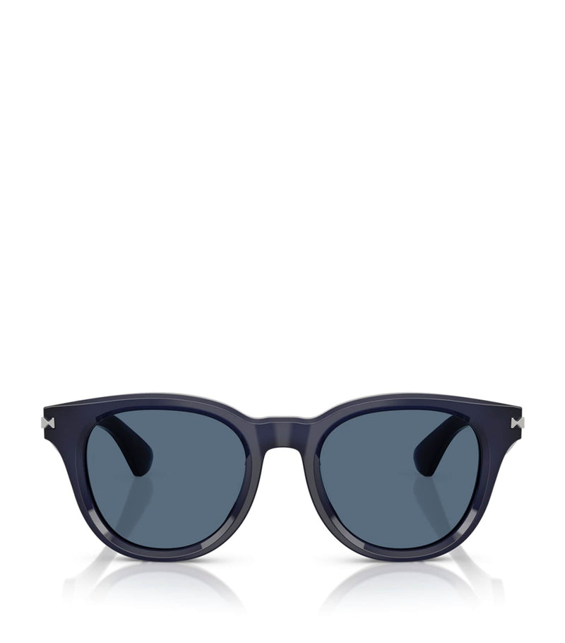 Burberry acetate round sunglasses - British product