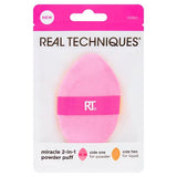 Superdrug Real Techniques Miracle 2-In-1 Powder Puff Makeup Tool- Buy online at McGrocer