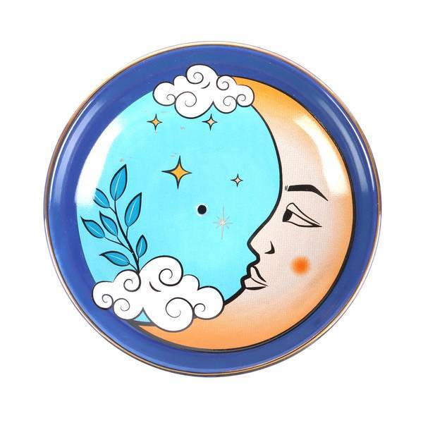 Something Different Celestial Moon Incense Holder 9.2cm (British brand)