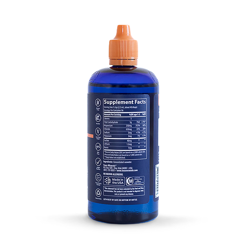 Trace Minerals ConcenTrace liquid mineral drops 237ml, UK version