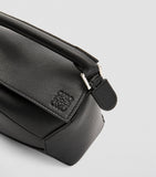 LOEWE mini Puzzle Edge top-handle bag in calfskin, imported from the UK