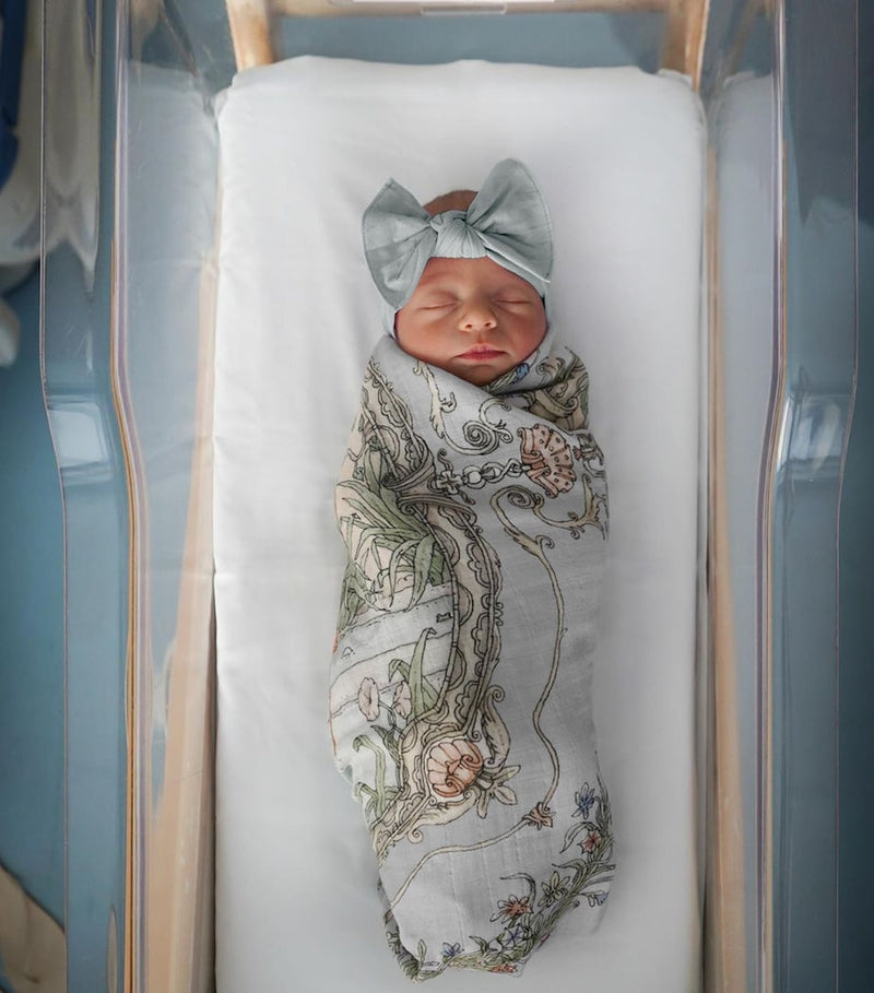 Atelier Choux tapestry swaddle 99cm - British product