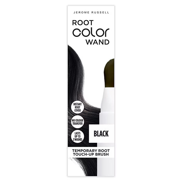 Jerome Russell Root Color Wand Black Temporary Hair Cover, UK version