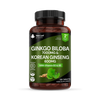 New Leaf Ginkgo Biloba Korean Ginseng tablets 120, UK version