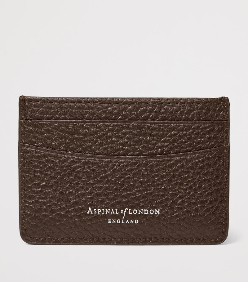 Aspinal of London leather logo card holder, imported from the UK