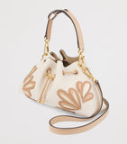 Jimmy Choo small cinch calfskin shoulder bag, imported from the UK