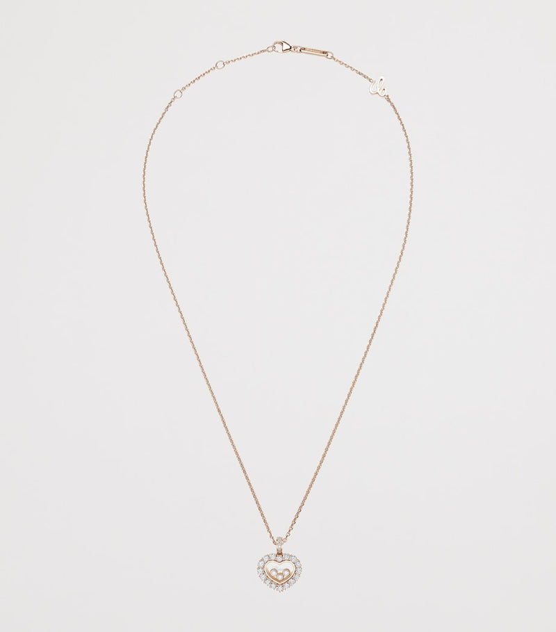 Chopard Happy Diamonds pendant rose gold diamond - British product
