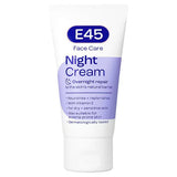 E45 Nattkrem for å reparere og gjenoppbygge tørr hud Ansiktskrem 50ml