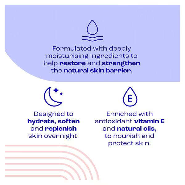 E45 Night Cream Face Moisturiser 50ml - British product