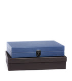 Hector Saxe leather backgammon set, UK version