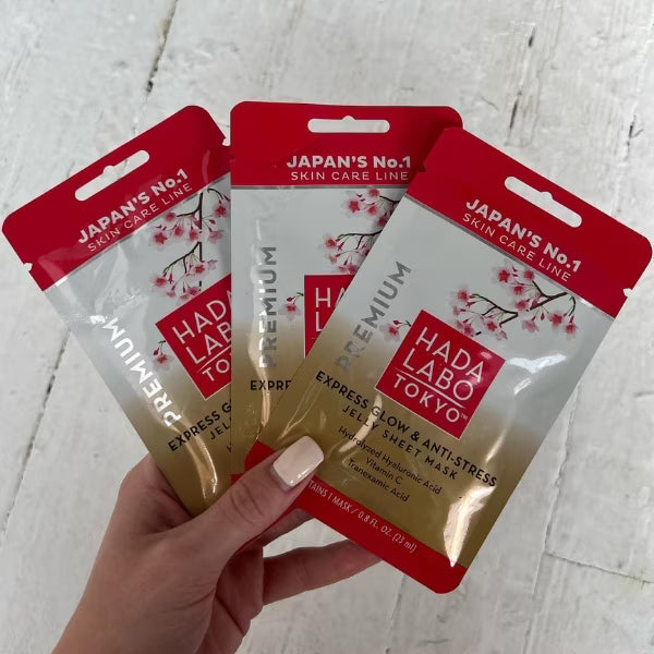 Hada Labo Tokyo Premium Sheet Mask for Brightening, UK version