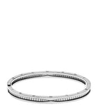 Bvlgari B.zero1 white gold pavé diamond bangle (British brand)
