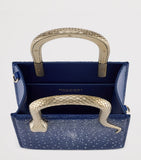 Bvlgari mini galuchat leather Serpentine tote bag (British brand)