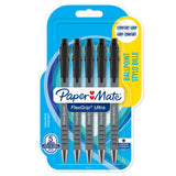 Paper Mate FlexGrip retractable ballpoint pen with assorted ink colours, imported from the UK