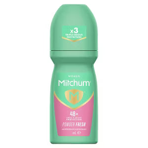 Mitchum Women Powder Fresh Roll-On 100ml, imported from the UK
