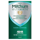 Mitchum Ultimate Men Soft Solid Clean Control antiperspirant og deodorant 45 g