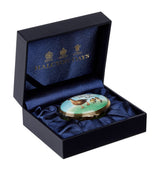 Harrods Handcrafted Enamel Keepsake Box with Duck Motif and Inscription- Buy online at McGrocer