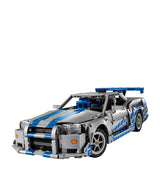 Harrods Lego 2 Fast 2 Furious Nissan Skyline GT-R (R34) Car 42210 Building Set- Buy online at McGrocer