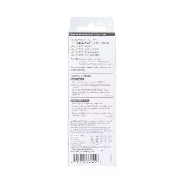 Kiss Falscara Eyelash Remover for False Lash Bond, UK version