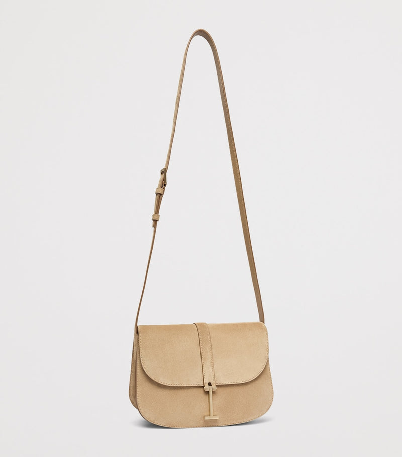 TOM FORD large suede cross-body bag (British brand)