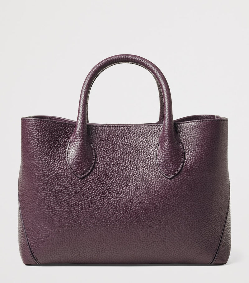 Aspinal of London midi leather tote bag, UK version