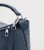 LOEWE Puzzle handbag small ostrich leather, imported from the UK
