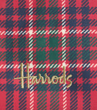 Harrods medium tartan logo pouch (British brand)