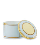 Ginori 1735 porcelain trinket box Colonna Diva Celeste 6x8cm (British brand)