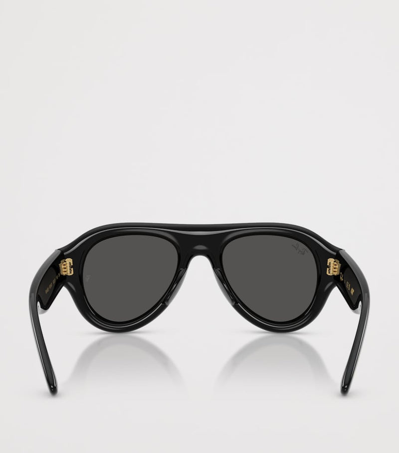 Ray-Ban aviator puffer sunglasses modern design (British brand)