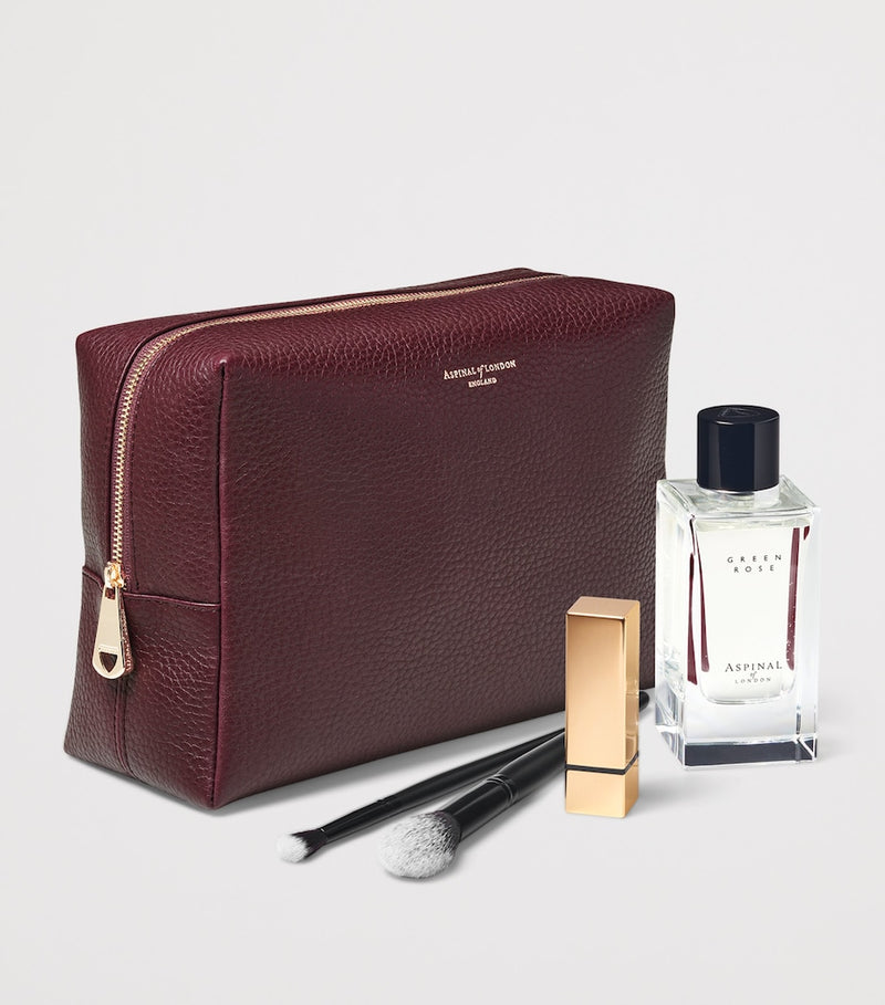Aspinal of London large leather cosmetic case - British product