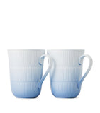 Royal Copenhagen Iris porcelain mug set of two (British brand)