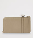 LOEWE Pebble card holder with silver-tone coin fastening, UK version
