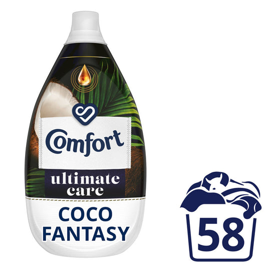 Comfort Ultimate Care Coco Fantasy Ultra-Concentrated Fabric Conditioner 58 Wash General Household ASDA   