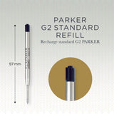 Parker Ball pen Refill Black 2 pack