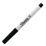 Sharpie permanent markers black pack of 2 (British brand)