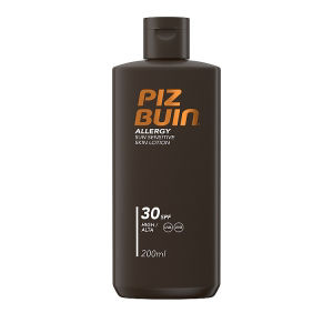Piz Buin allergy sensitive skin sun cream SPF30 200ml (British brand)