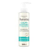 ASDA Aveeno CALM & RESTORE Nourishing Oat Face Wash Cleanser 200ml- Buy online at McGrocer