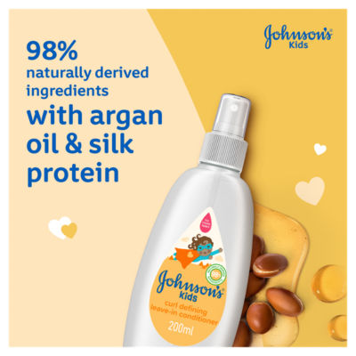 Johnson's kids curl defining leave-in conditioner spray 200ml, UK version