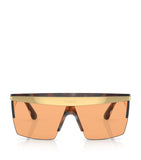 Versace square sunglasses tortoiseshell acetate frames, imported from the UK