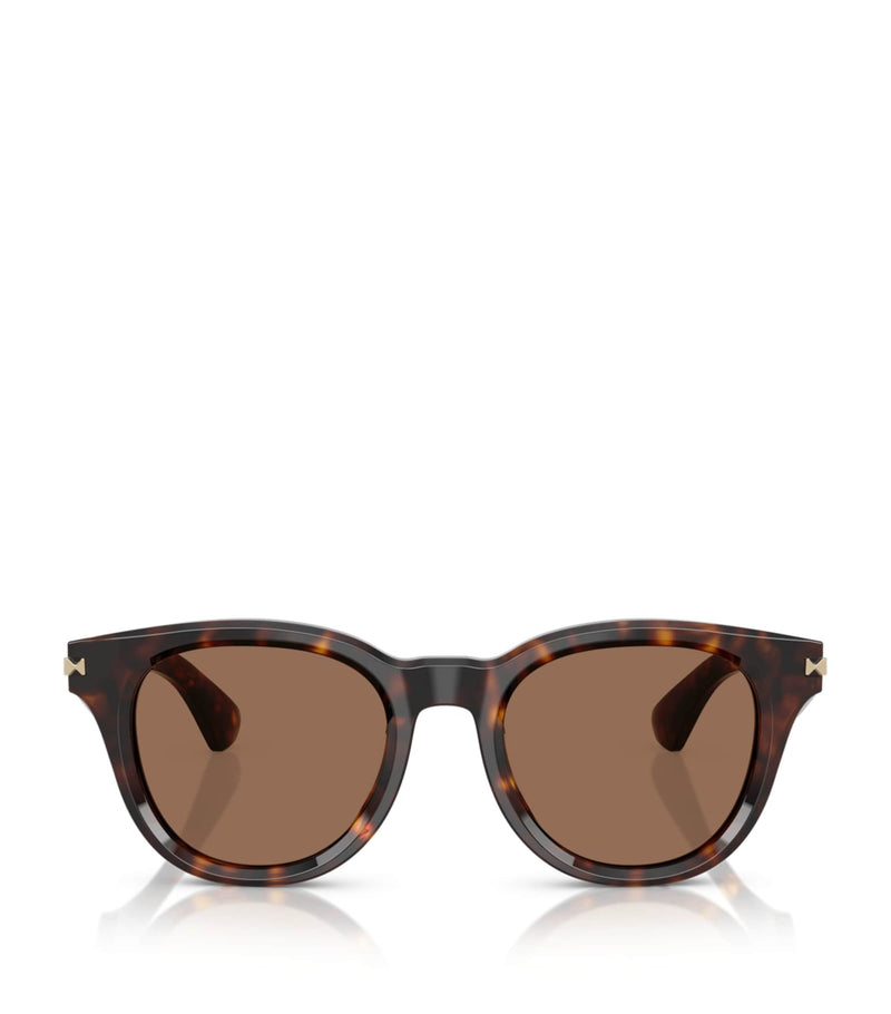 Burberry acetate round sunglasses - British product