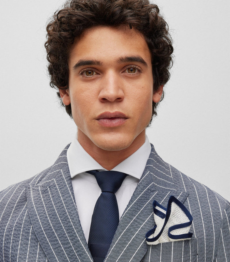 Boss Silk Pocket Square formal accessory - British product