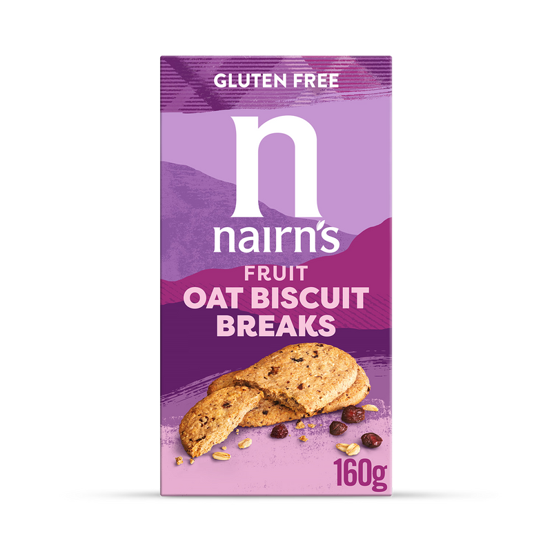 Nairns Gluten Free Fruit Oat Biscuit Breaks 160g