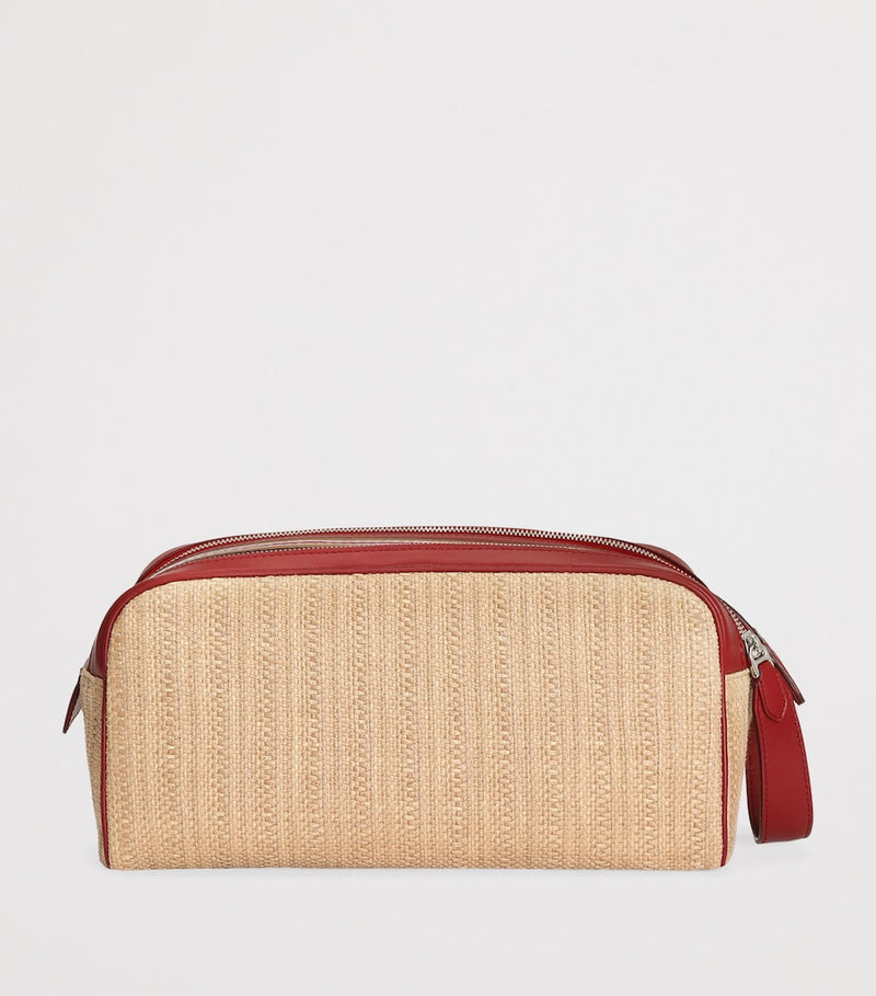Dolce&Gabbana Raffia Essenza wash bag, UK version