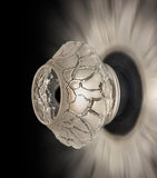 Lalique Caldera crystal wall sconce, UK version