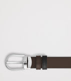 Montblanc leather reversible horseshoe belt - British product