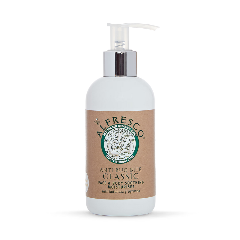 Alfresco Classic Moisturiser anti bug bite 200ml, imported from the UK