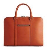 Harrods Carl Friedrik Leather Palissy Briefcase 41cm x 31cm x 7cm- Buy online at McGrocer